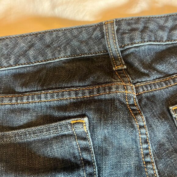 GAP Flare Jeans Women’s size 8C Curvy Stretch Dark Wash Vintage Y2K Mid-Rise - Picture 12 of 12